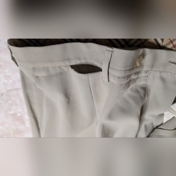 Burberry London pleated Men's Pants  in Light Beige EU 50 X 33” - Picture 5 of 12